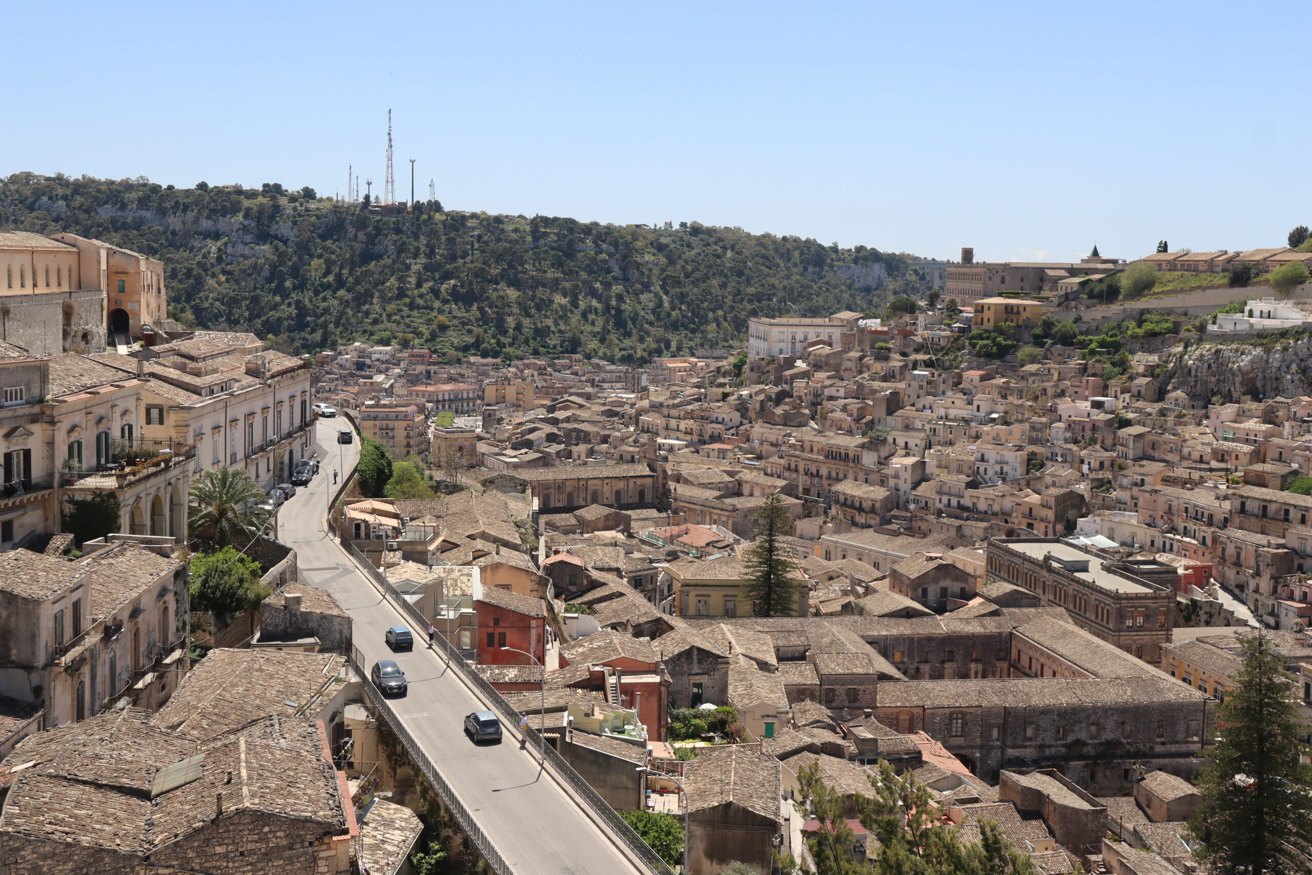 Fotografía de la ciudad de Modica.